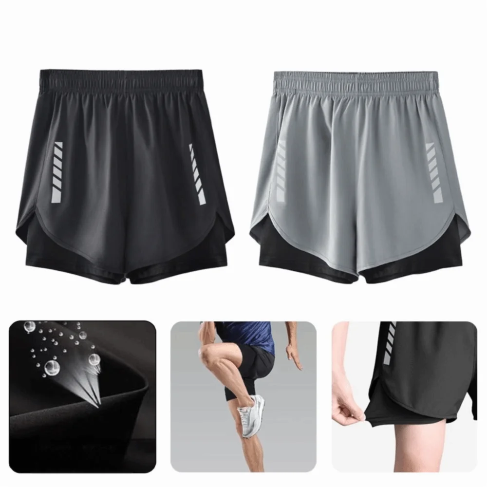 Pantalones transpirables de doble capa con forro y cordón ajustable - imagen 4