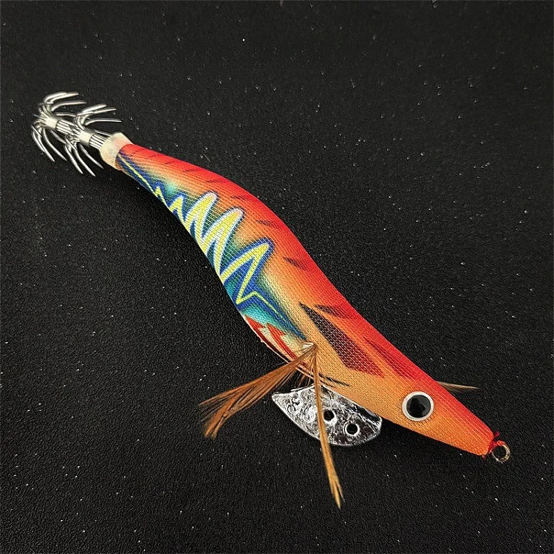Ackibbik Señuelo luminoso de gambas tipo hard bait, anzuelo calamar - imagen 2