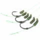 Anzuelos antienredos Hirisi AH208 para pesca de carpa con goma - imagen 3