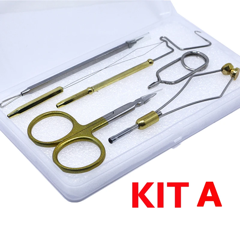 Persuader kit atado de moscas portátil con caja y herramientas - imagen 2