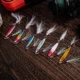 Goture señuelo metálico con pluma y anzuelo triple para jigging - imagen 2