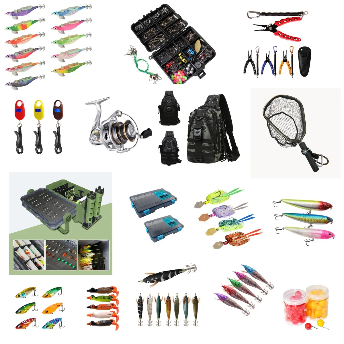 Caja de pesca con aparejos, cebos y accesorios - imagen 2