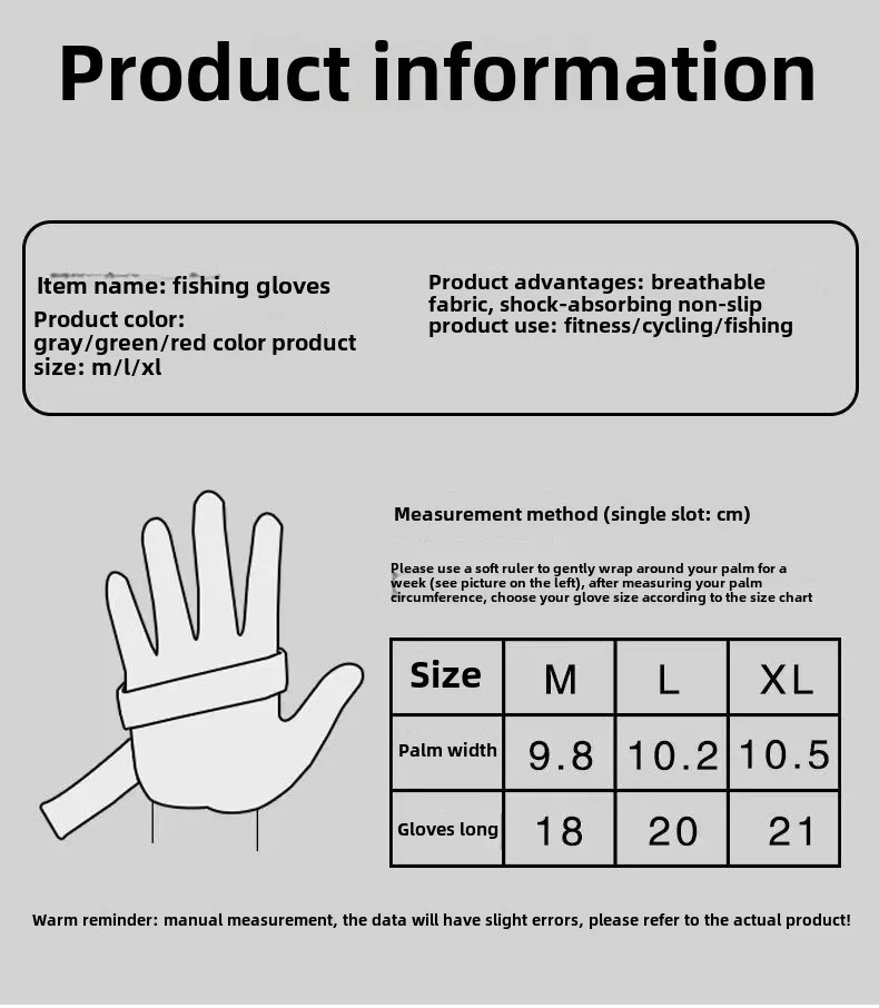 Guantes de pesca Gamakatsu antideslizantes y anticorte