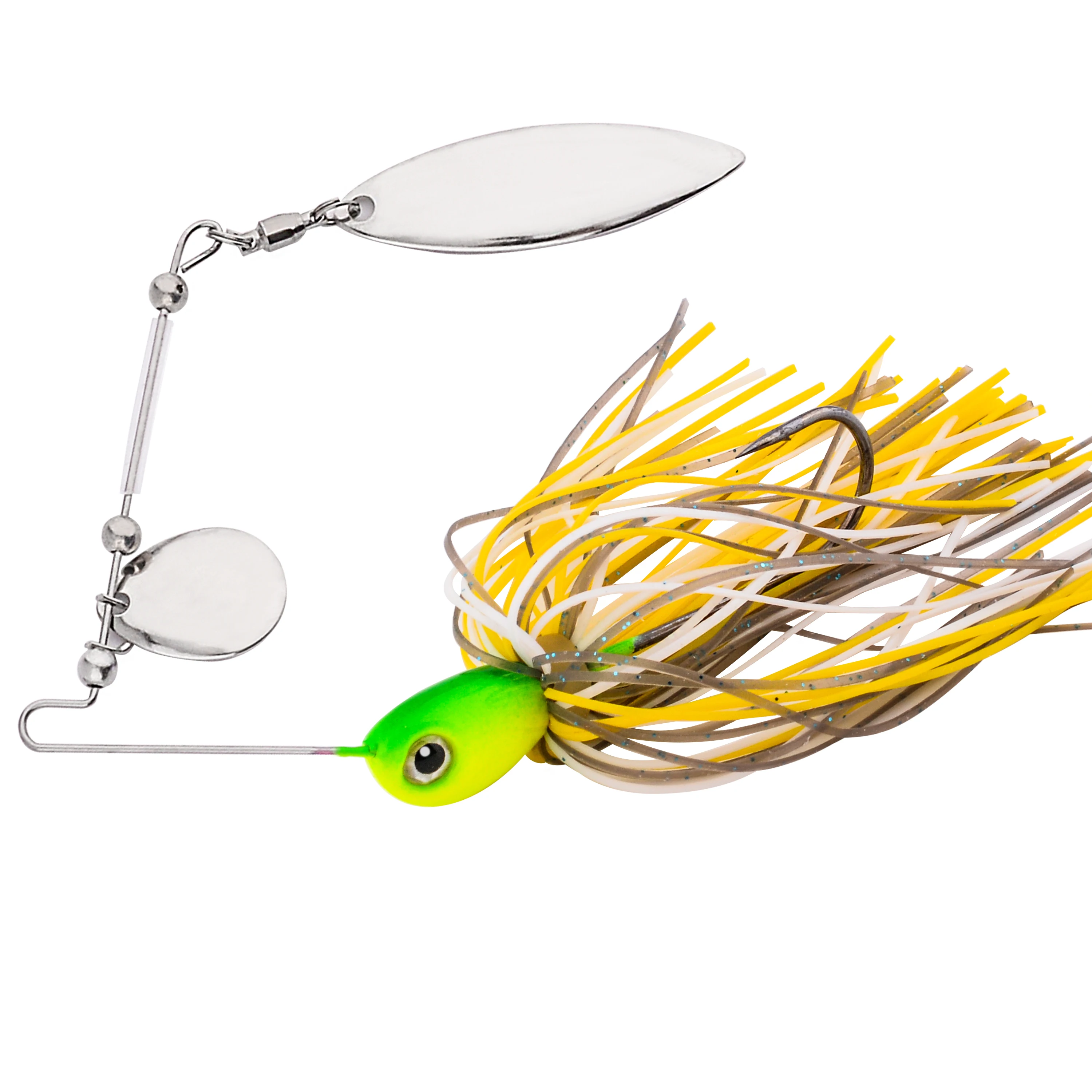 Spinnerbait 7-10g con skirt metálica para lubina y lucio - imagen 3
