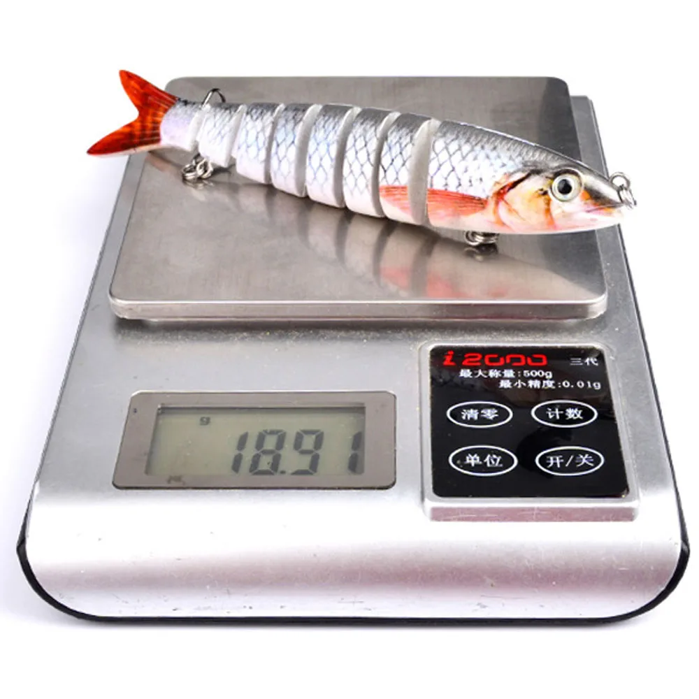 Swimbait articulado de hundimiento lento para bass y trucha - imagen 5