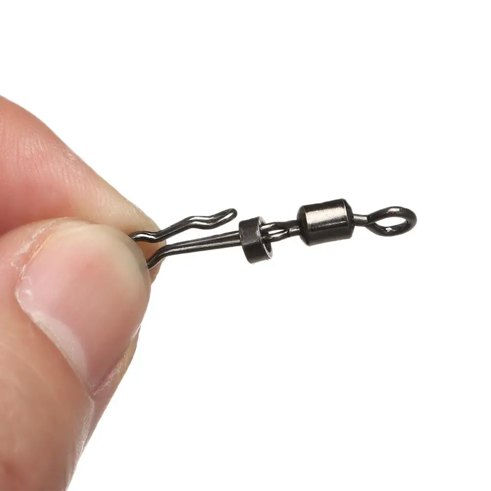 Conector de pesca a presión giratorio