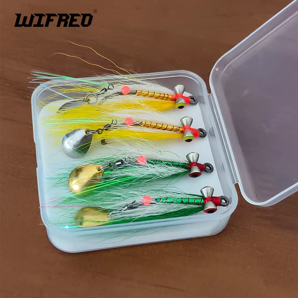 Clouser Minnow Moscas artificiales para pesca en agua salada y dulce - imagen 4