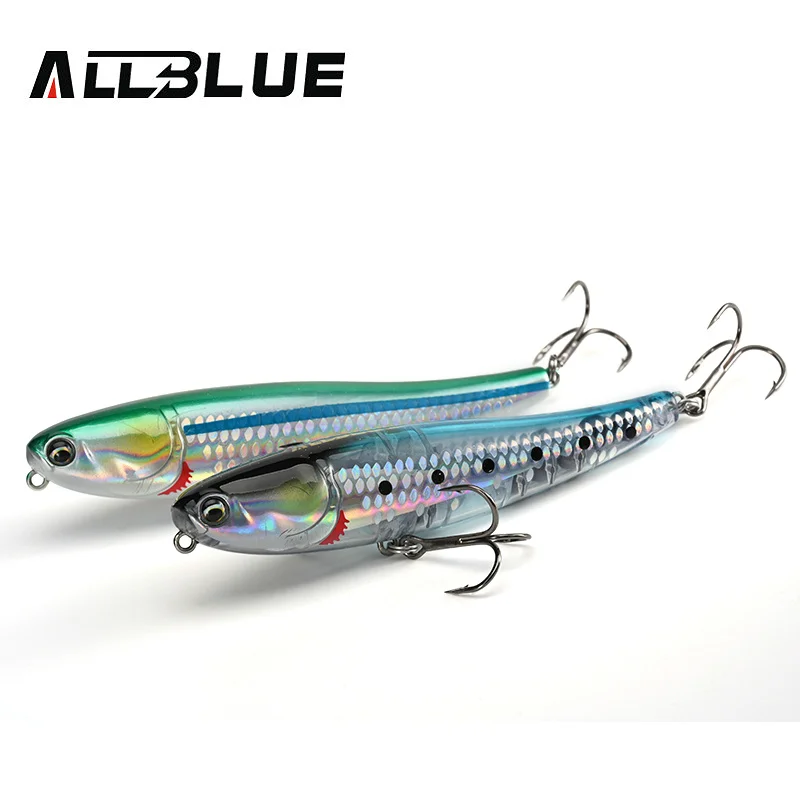 ALLBLUE Bullet Mullet 80-100mm Senuelo de superficie para lubina