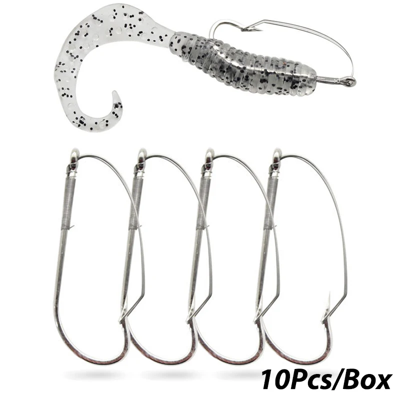 Anzuelo Wacky Rig anti-enredos para lubina – Púas para señuelos blandos - imagen 3