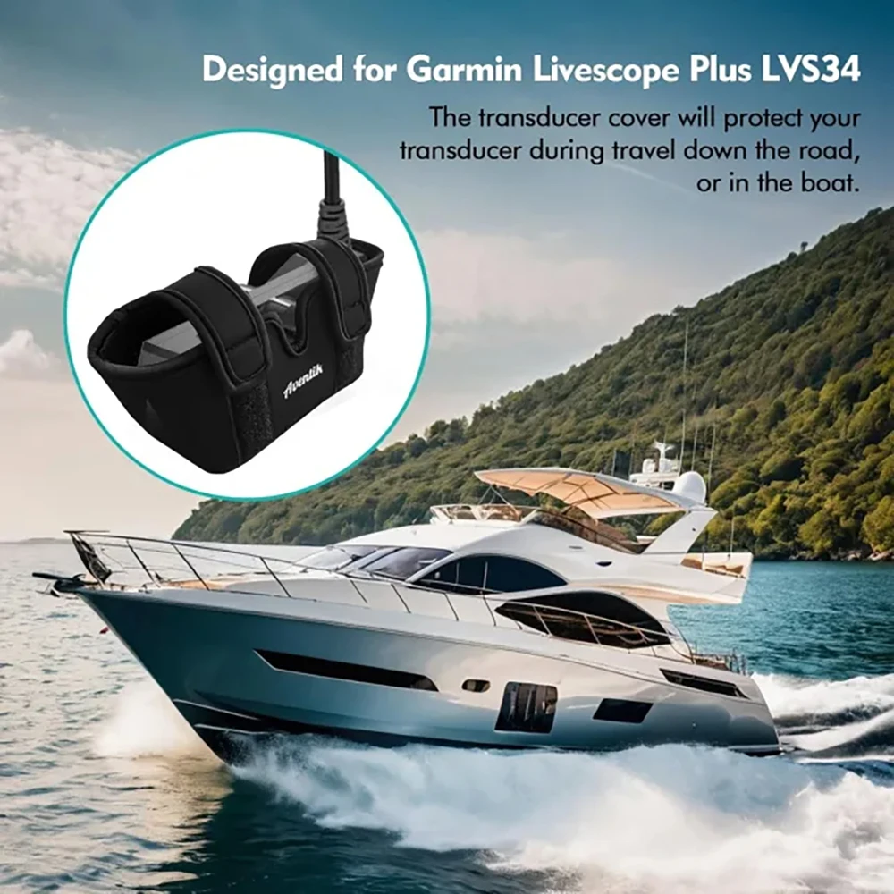 Funda impermeable transductor Garmin Livescope Plus LVS34 / LVS32 - imagen 3