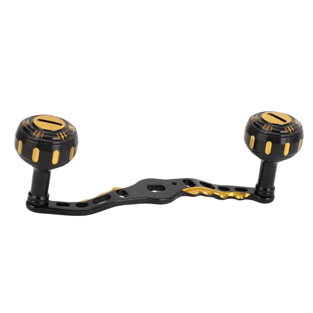 Manivela doble de aluminio para carrete baitcasting con pomo esférico - imagen 2