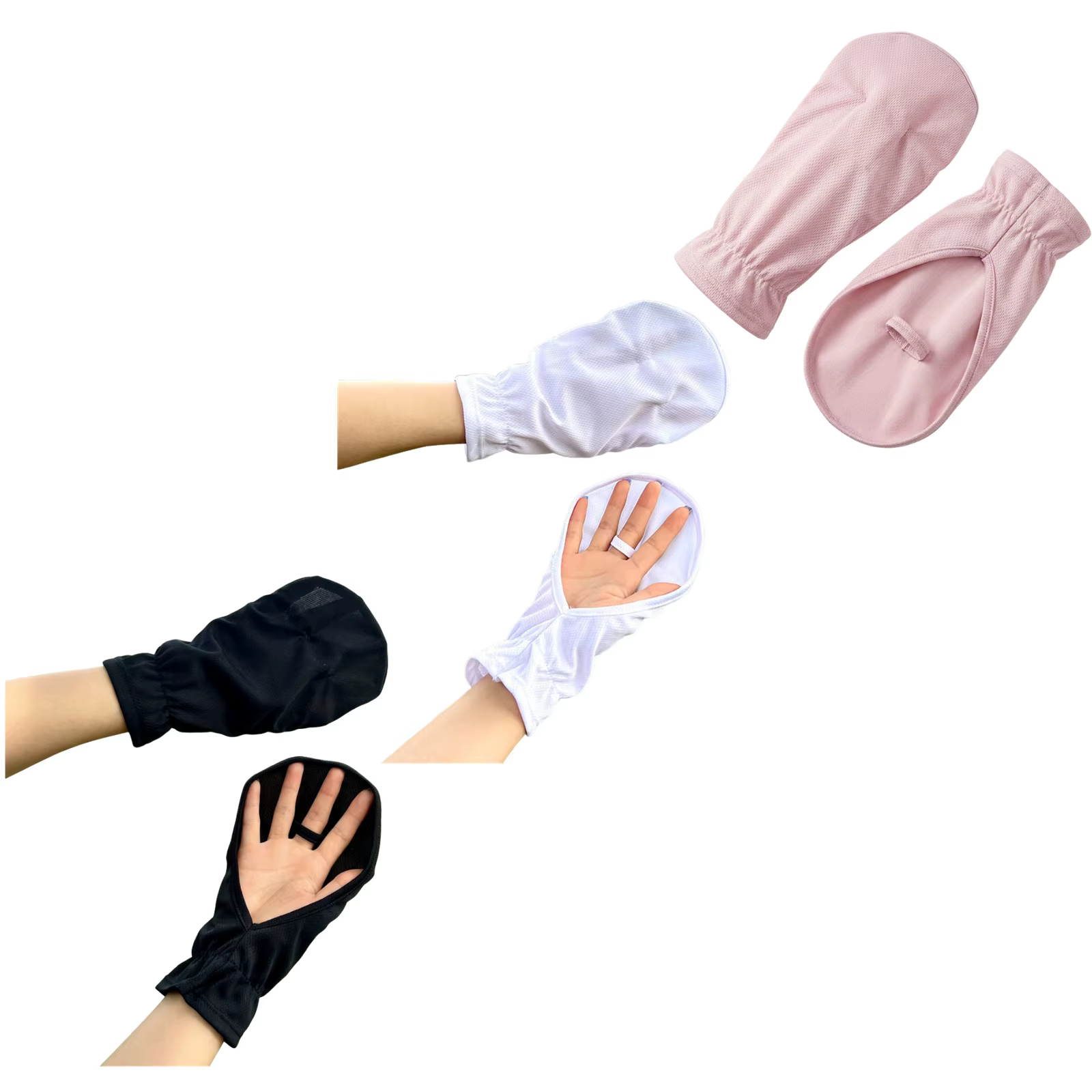 Guantes protección solar detalle