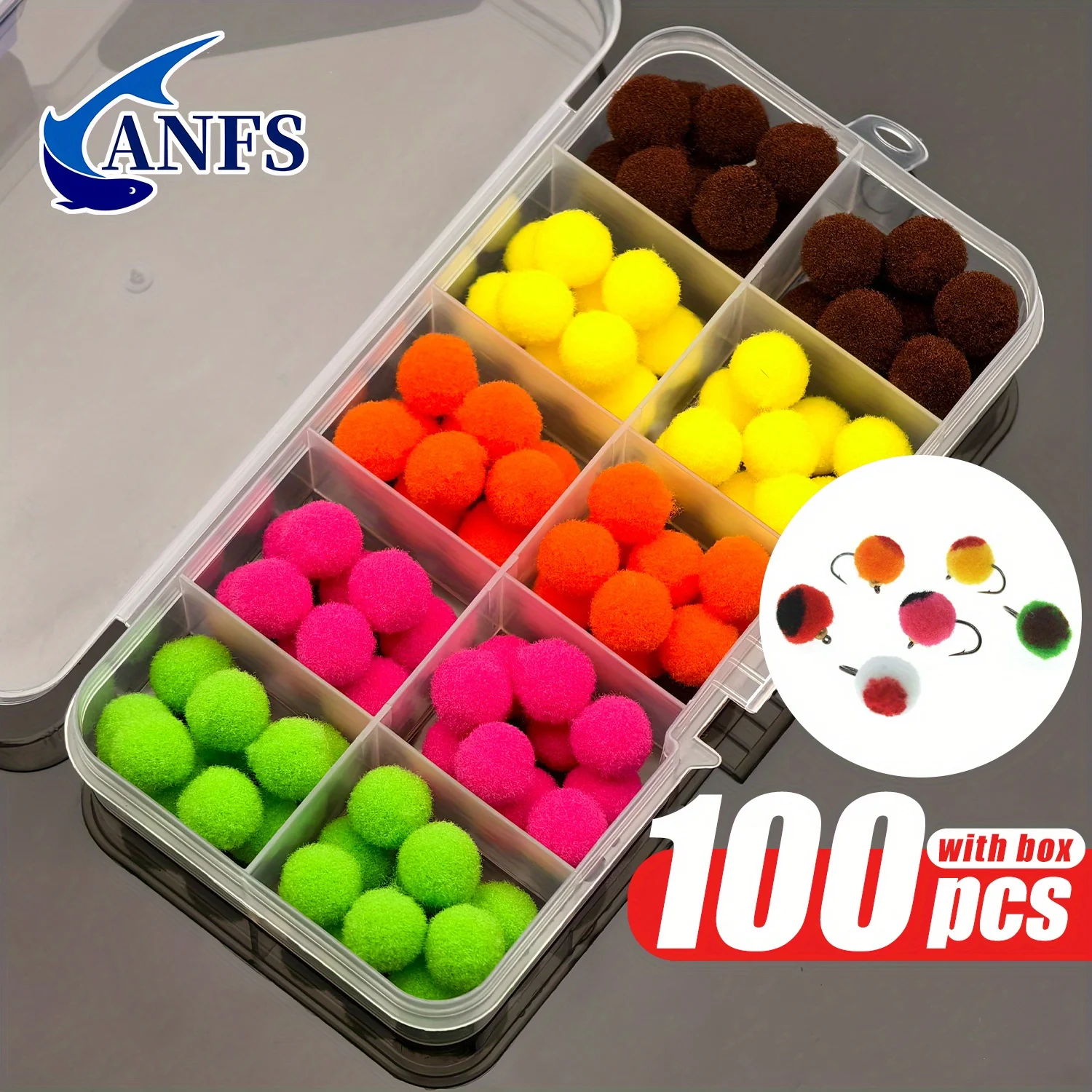 Kit completo de materiales ANFS para atado de moscas