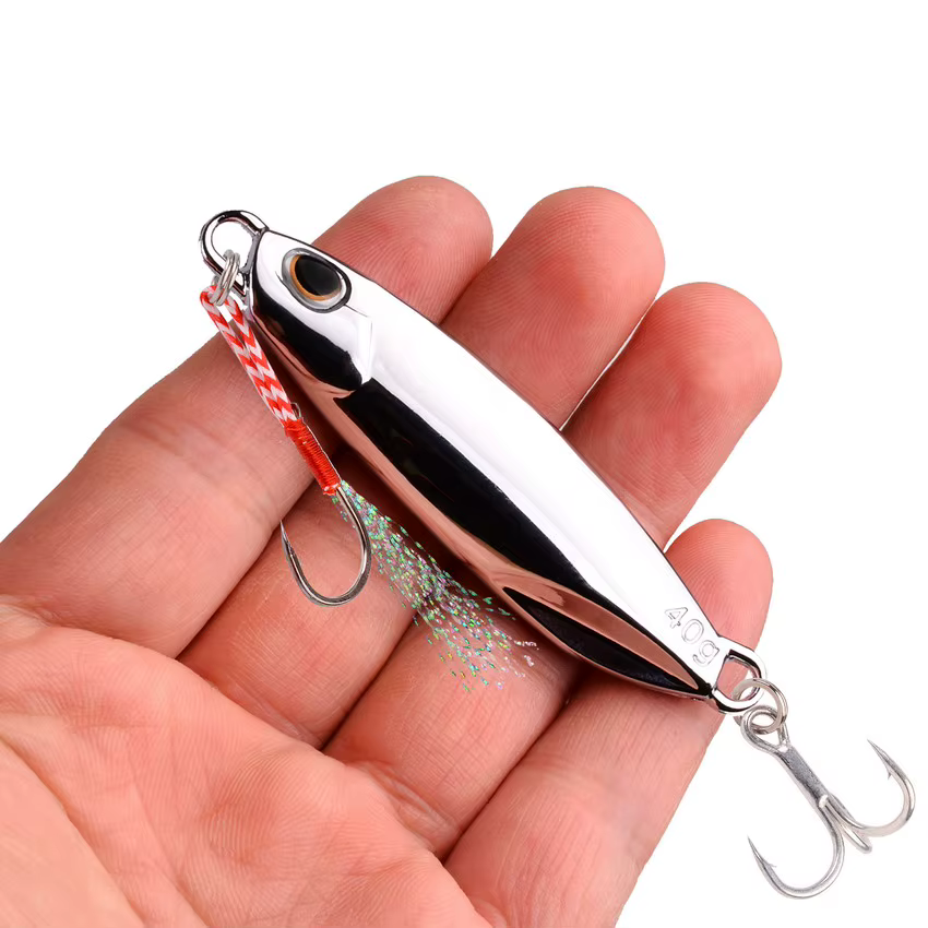 Jig Metal Plateado para Macarela y Lubina – 7g a 40g - imagen 2