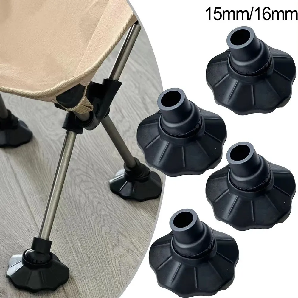 Almohadillas antideslizantes para patas de silla camping ajustables - imagen 3