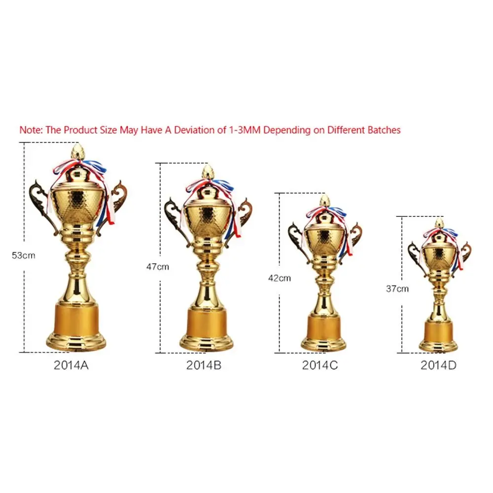 Trofeo en contexto de premiación