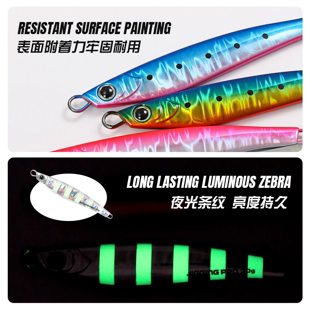 PRO Jugulo Jig de lanzamiento con jigging para orilla agua salada - imagen 5