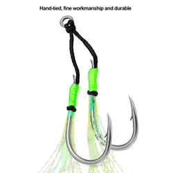 Anzuelos dobles para jigging con púas PROBEROS – Tipo mosca