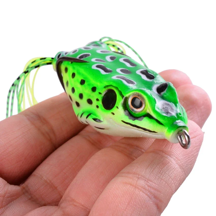 Rana Topwater Ray 3D – Señuelo de superficie con anzuelos - imagen 5