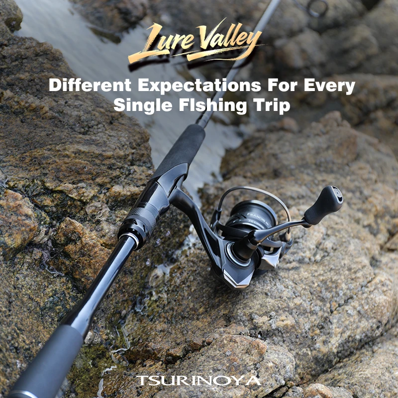 TSURINOYA LURE VALLEY Caña portátil señuelos Lucio y Lubina FUJI A SIC - imagen 3