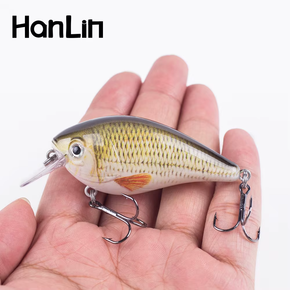 Hanlin señuelo flotante pececillo negro – Cebo artificial de pesca - imagen 3