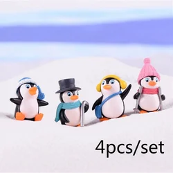 Figura Mini Pingüino Decorativa para Terrarios
