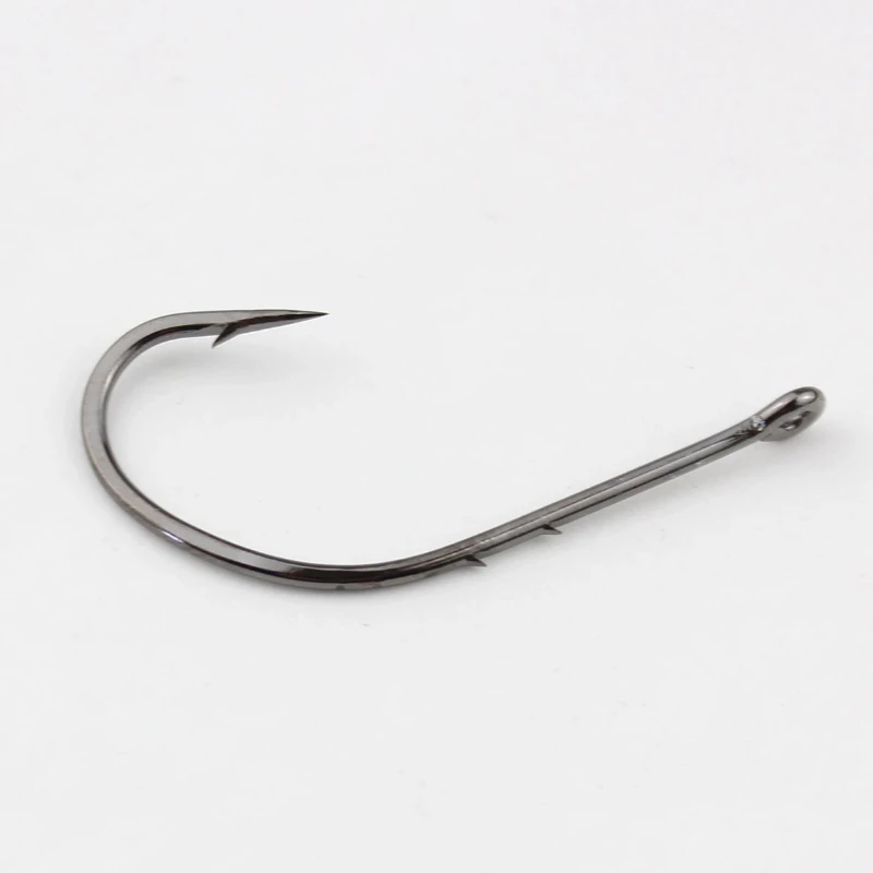 Anzuelos offset doble púa trasera, vástago largo para pesca arena - imagen 5