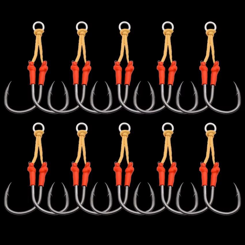 Anzuelos dobles Jig Head de acero al carbono para slow jigging - imagen 2
