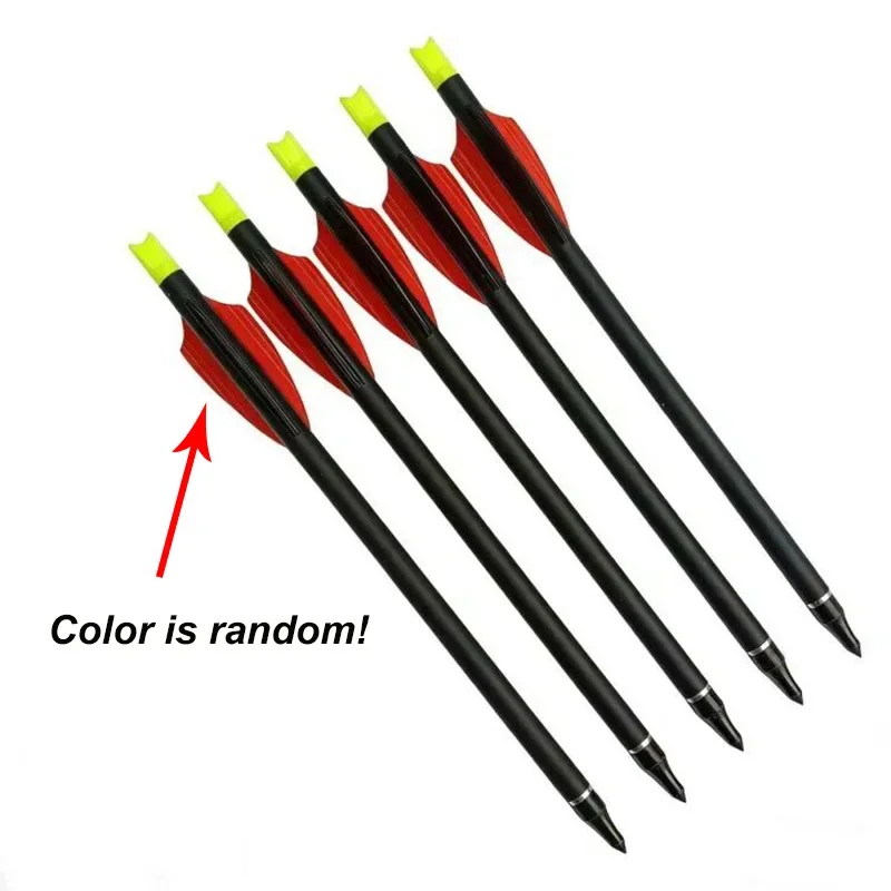 Flechas de carbono para tirachina con plumas y puntas reemplazables - imagen 5