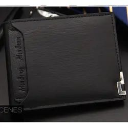 Cartera corta de hombre multifuncional diseño moderno tarjetero