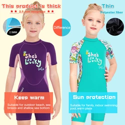 Traje de neopreno infantil una pieza con protección UV y anti-medusas