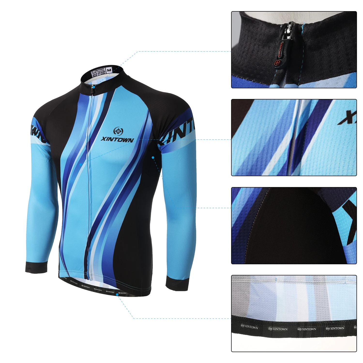 Jersey ciclismo manga larga secado rápido protección solar ultraligero - imagen 5