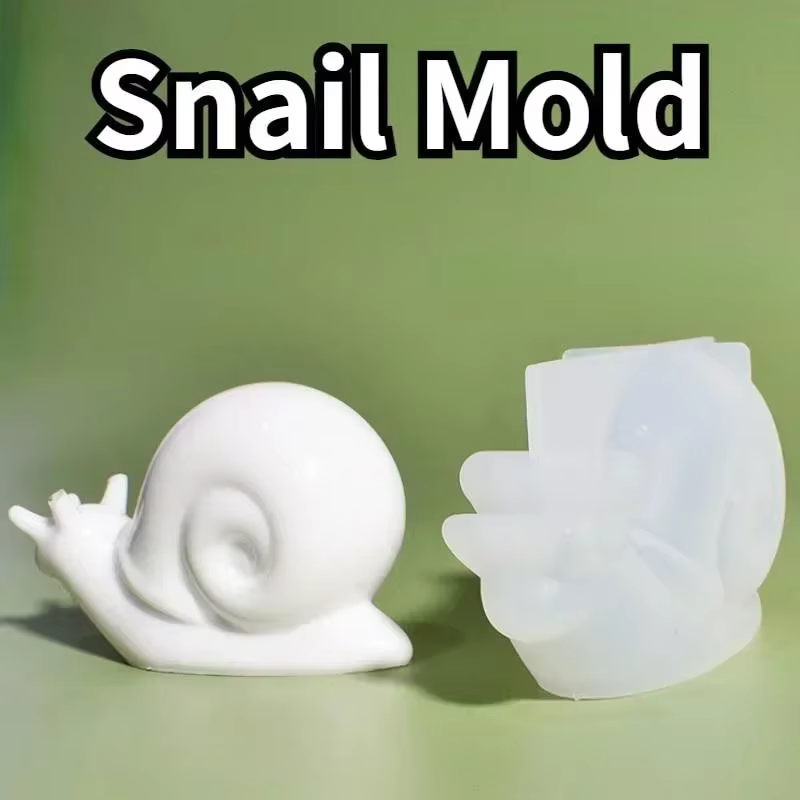Molde Epoxy Silicona para Caracoles Decorativos