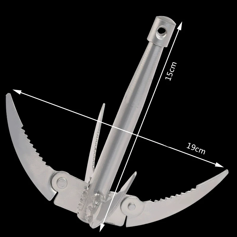 Saca algas plegable con garras tipo hoz y cuchillo afilado - imagen 2