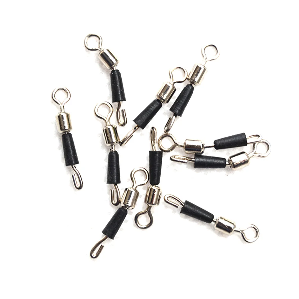 Anillos giratorios de pesca con gancho enlace rápido de silicona - imagen 2