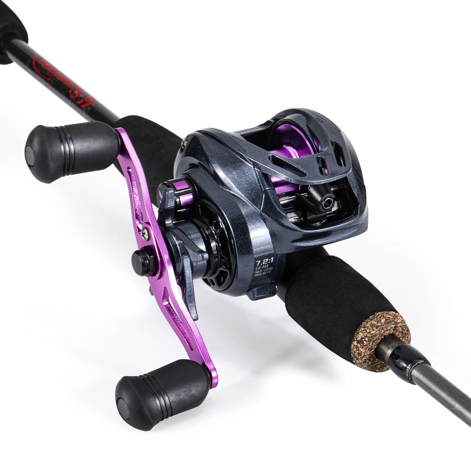 Caña Baitcasting Sougayilang de carbono para lubina y casting - imagen 2