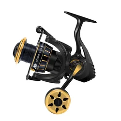 Mavllos Shark Carrete de Jigging – Alto arrastre para agua salada