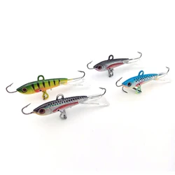 Señuelos vibradores metálicos 3D para lucio, carpa y swimbait