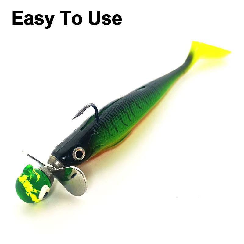 Jig con cuchilla giratoria y hélice para lubina | Señuelo spinning - imagen 2
