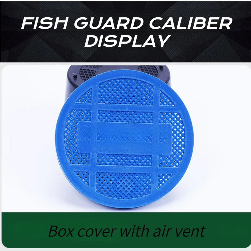 Caja de cebo vivo cerrada con abrazadera