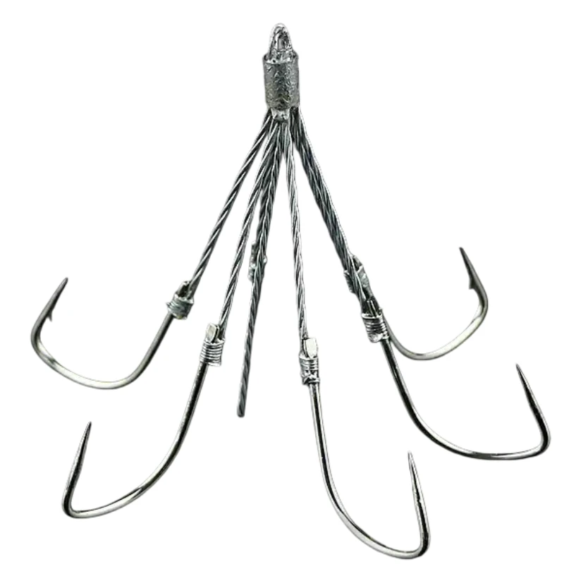 Anzuelos triples Jig Head de acero alto carbono – agua dulce