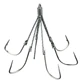 Anzuelos triples Jig Head de acero alto carbono – agua dulce