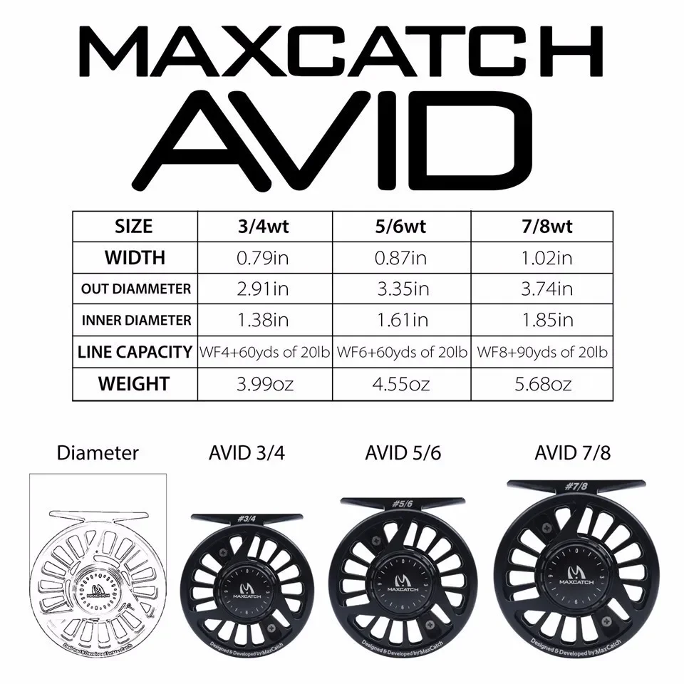 Caña de pesca con mosca MAXIMUMCATCH Premier Pro con carrete y sedal - imagen 3
