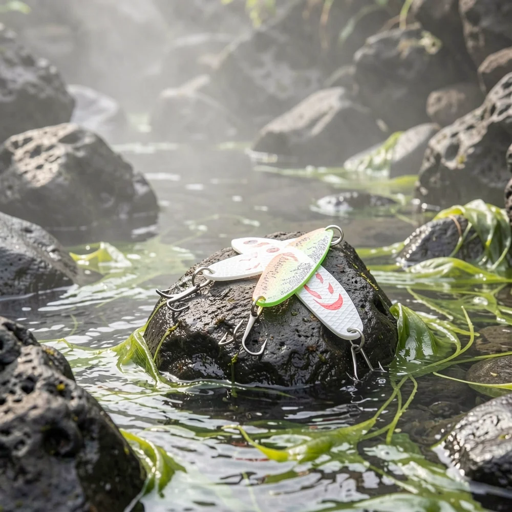 Cuchara de Pesca aerodinámica con escamas y larga distancia depredadores - imagen 3