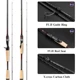 TSURINOYA Bass Hacker II caña spinning para bass y pike, acción - imagen 3