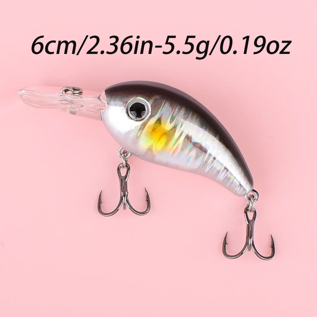 Señuelo crankbait flotante para lubina y lucio, cebo duro jerkbait
