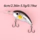 Señuelo crankbait flotante para lubina y lucio, cebo duro jerkbait