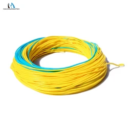 Línea de mosca Spey flotante doble tono bucles soldados MAXIMUMCATCH