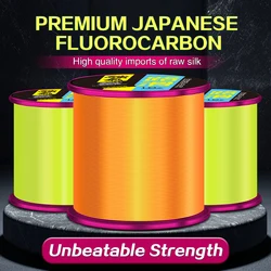 ZUKIBO línea de pesca fluorocarbono hundimiento rápido