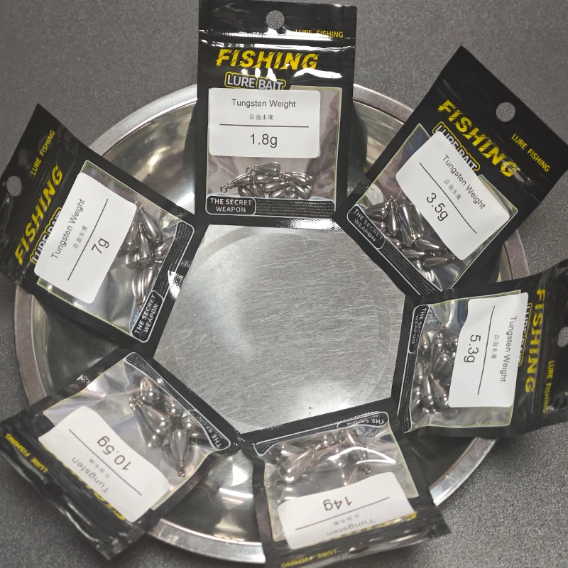 Plomo de tungsteno de lágrima – señuelo para pesca deportiva - imagen 3